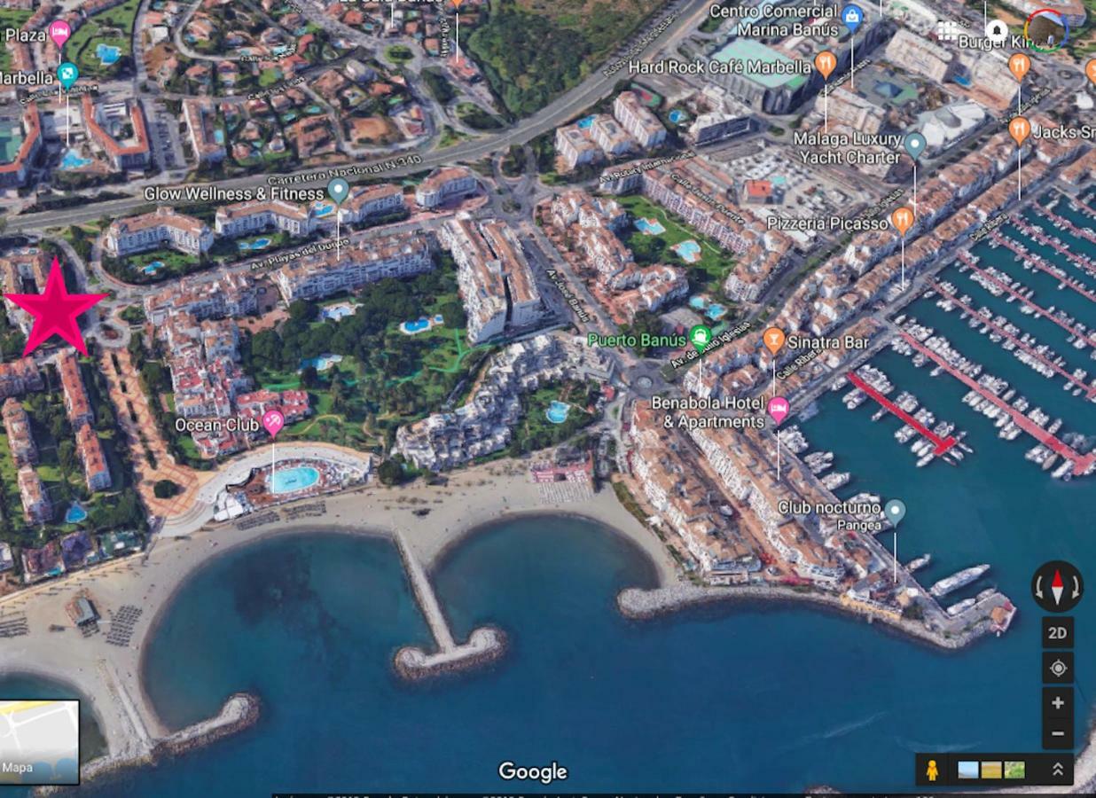 Puerto Banus With Private Garden Appartement Marbella Buitenkant foto